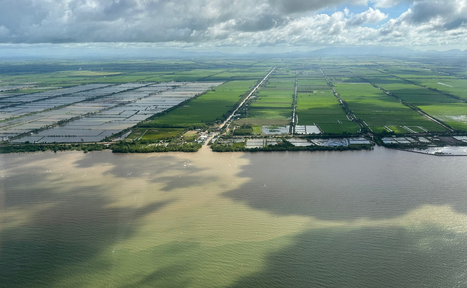 Vùng Đồng bằng sông Cửu Long. (Ảnh: Dương Giang/TTXVN)