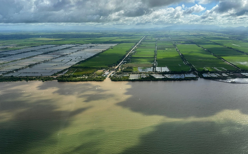 Vùng Đồng bằng sông Cửu Long. (Ảnh: Dương Giang/TTXVN)