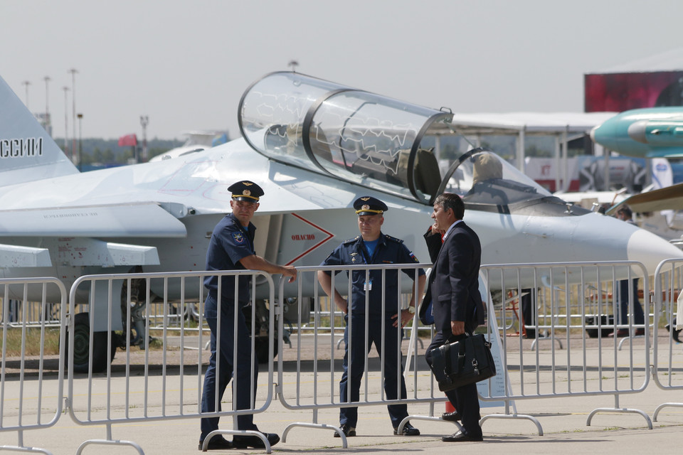 Các lực lượng không quân Nga tham dự triển lãm MAKS 2021. (Ảnh: Duy Trinh/TTXVN)