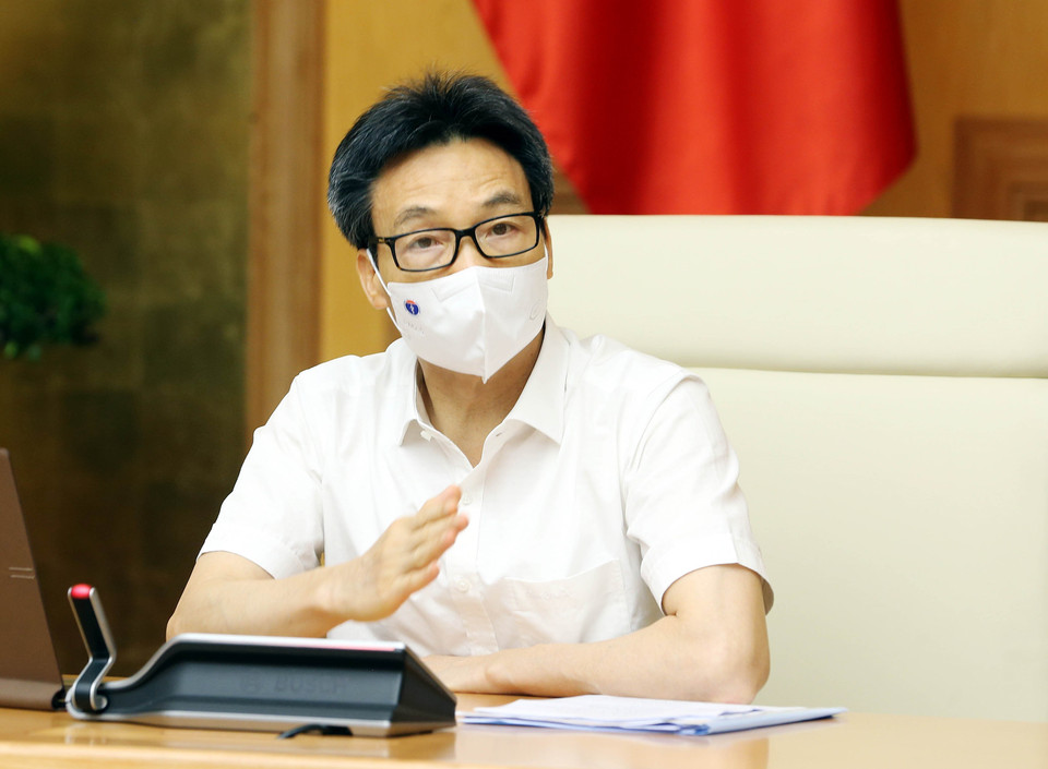 Phó Thủ tướng Chính phủ Vũ Đức Đam phát biểu chỉ đạo. (Ảnh: Phạm Kiên/TTXVN)