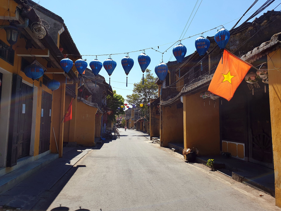 Phố cổ Hội An vắng du khách ngày 28/7/2020. (Ảnh: Trịnh Bang Nhiệm/TTXVN)