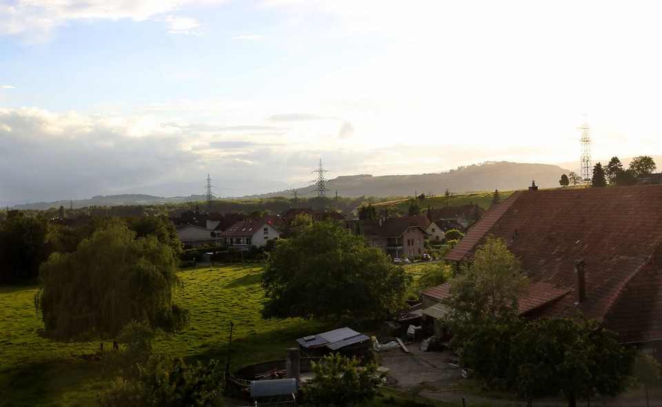 Chiều làng quê Thụy Sĩ. (Ảnh: Quang Hải/TTXVN)