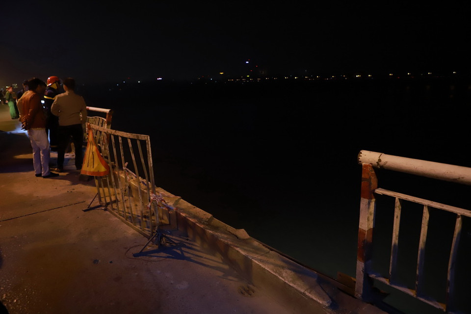 Hiện trường vụ tai nạn. (Ảnh: Hoàng Hùng/TTXVN)