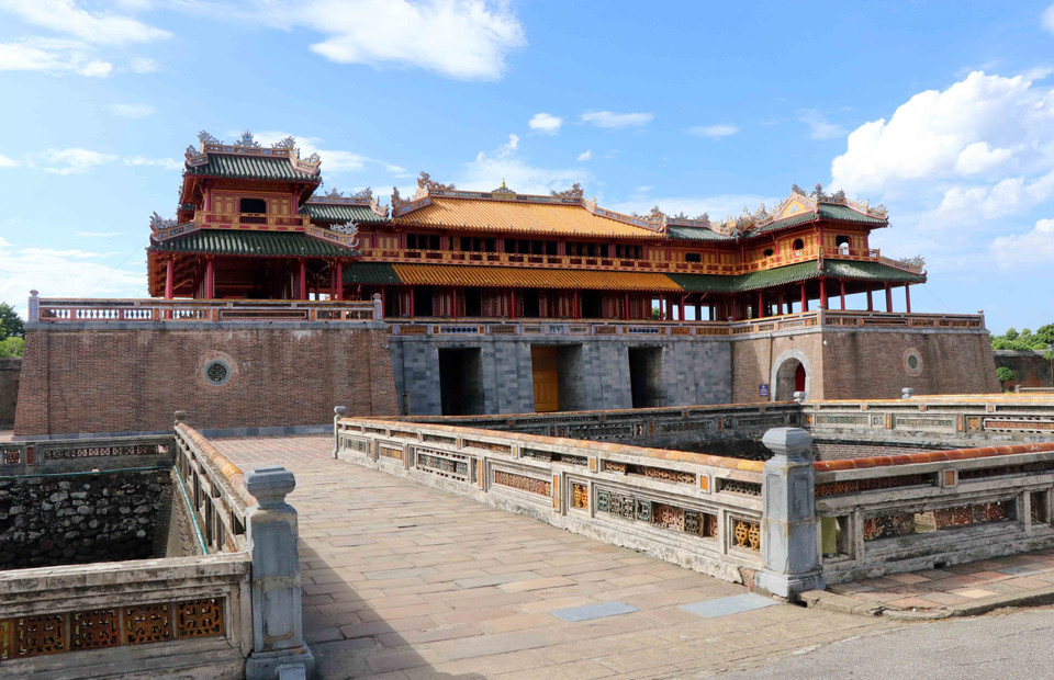 Ngọ Môn - biểu tượng của Kinh đô Huế xưa. (Ảnh: Đỗ Trưởng/TTXVN)