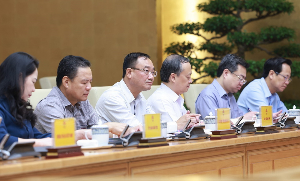 Các thành viên Ban Chỉ đạo tham dự Phiên họp thứ nhất. (Ảnh: Dương Giang/TTXVN)