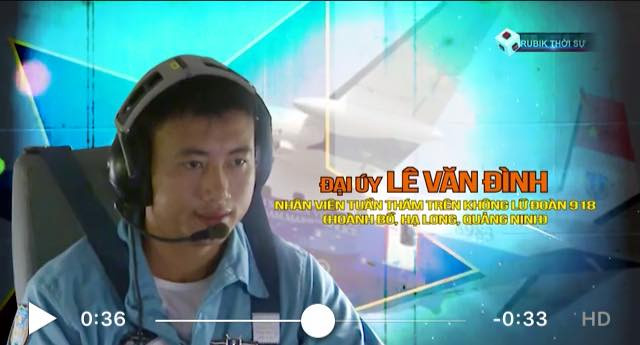 Đại úy Lê Văn Đình - Nhân viên Tuần thám trên không Lữ Đoàn 918. (Nguồn: Quốc phòng Việt Nam)