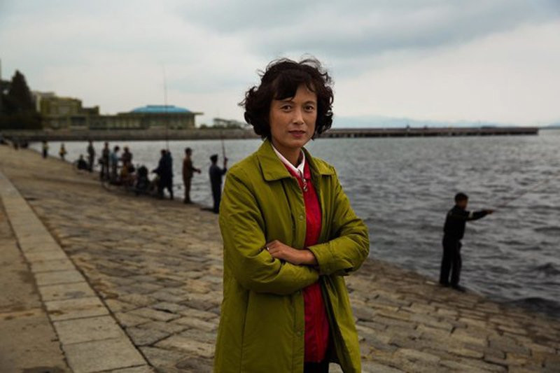 Câu cá rất phổ biến ở Wonsan. (Ảnh: Mihaela Noroc)