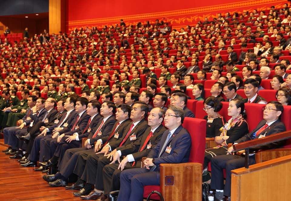 Đại biểu dự phiên khai mạc Đại hội. (Nguồn: TTXVN)
