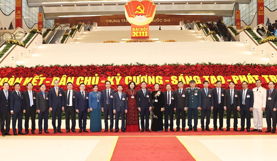 Đại biểu các đoàn tham dự Đại hội. (Nguồn: TTXVN)