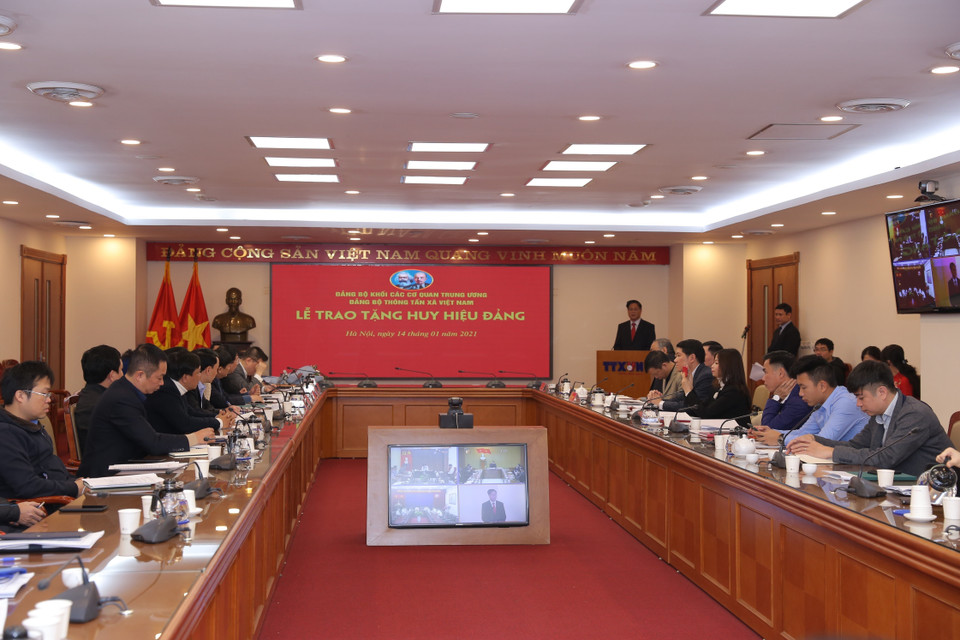 Quang cảnh buổi lễ. (Ảnh: Hoàng Hiếu/TTXVN)