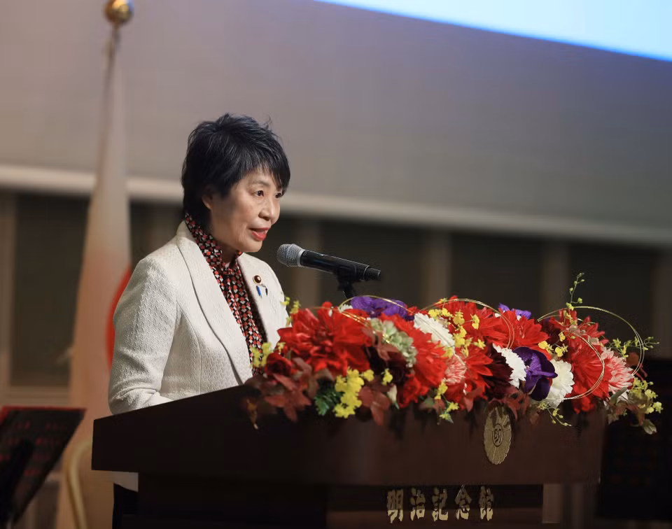 Bà Kamikawa Yoko, Bộ trưởng Ngoại giao Nhật Bản, phát biểu. (Ảnh: Thống Nhất/TTXVN)