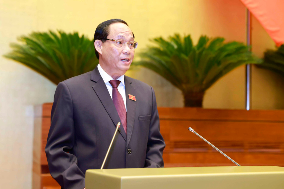 Phó Chủ tịch Quốc hội Trần Quang Phương phát biểu khai mạc hội nghị. (Ảnh: Doãn Tấn/TTXVN)