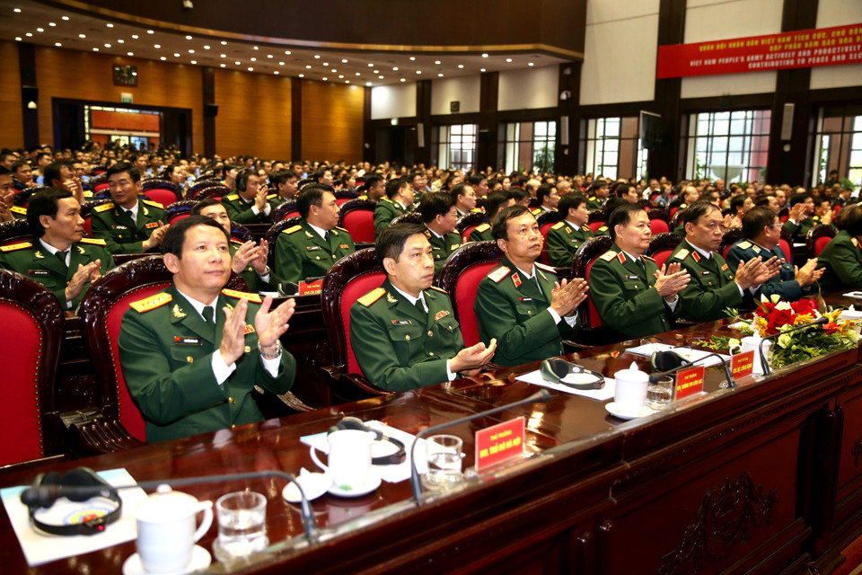 Các đại biểu tham dự buổi lễ. (Ảnh: Dương Giang/TTXVN)