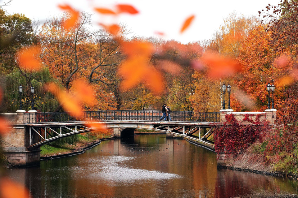 Cảnh sắc mùa Thu ở Riga, Latvia, ngày 24/10/2022. (Ảnh: THX/TTXVN)