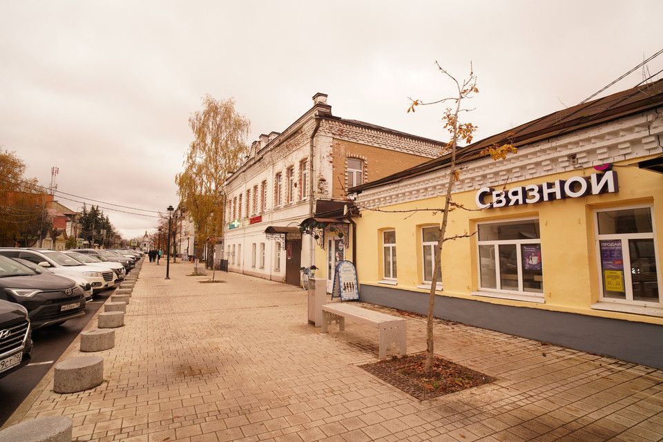 Phố trung tâm Moskovskyi của Zvenigorod. (Ảnh: Duy Trinh/TTXVN)