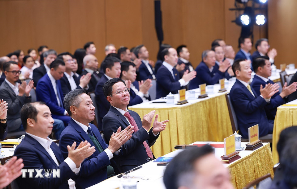 Các đại biểu dự lễ phát động. (Ảnh: Dương Giang/TTXVN)