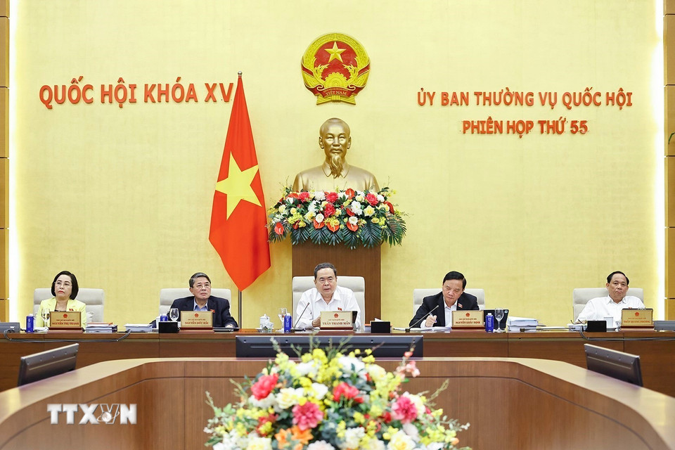 Chủ tịch Bet88app còn khuyến mãi Trần Thanh Mẫn phát biểu. (Ảnh: Doãn Tấn/TTXVN)