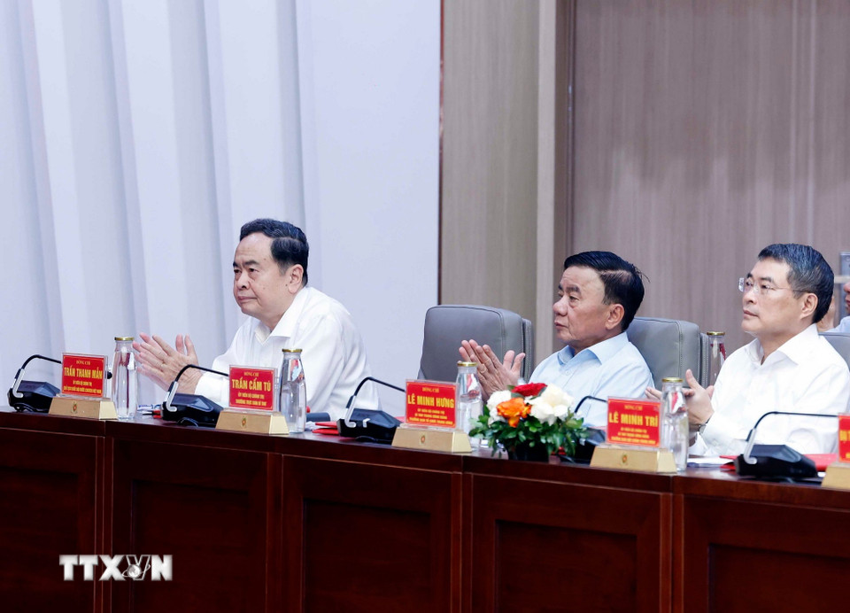 Các đại biểu tham dự hội nghị. (Ảnh: Thống Nhất/TTXVN)