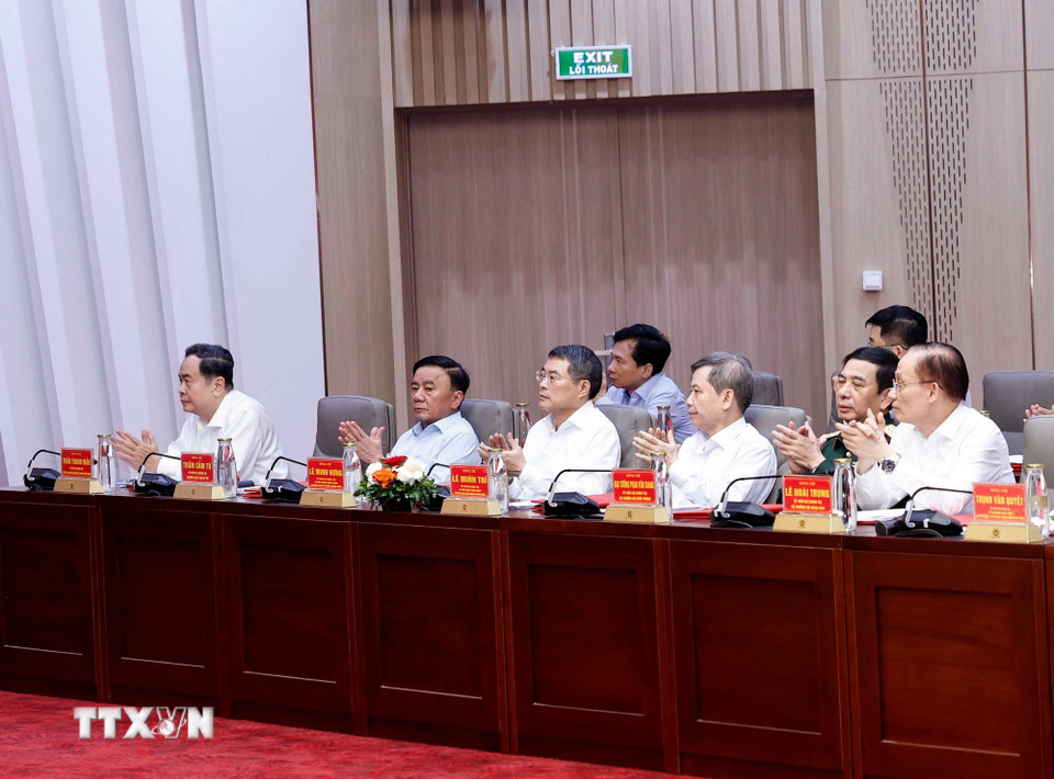 Các đại biểu tham dự hội nghị. (Ảnh: Thống Nhất/TTXVN)