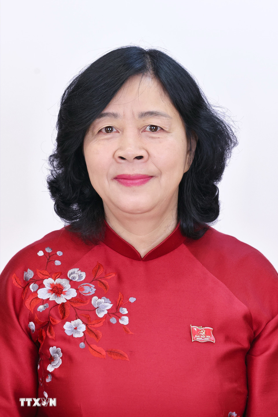 Đồng chí Bùi Thị Minh Hoài, Ủy viên Bộ Chính trị, Bí thư Trung ương Đảng khóa XIII, Bí thư Đảng ủy Mặt trận Tổ quốc, các đoàn thể Trung ương, Chủ tịch Ủy ban Trung ương Mặt trận Tổ quốc Việt Nam. (Ảnh: TTXVN)