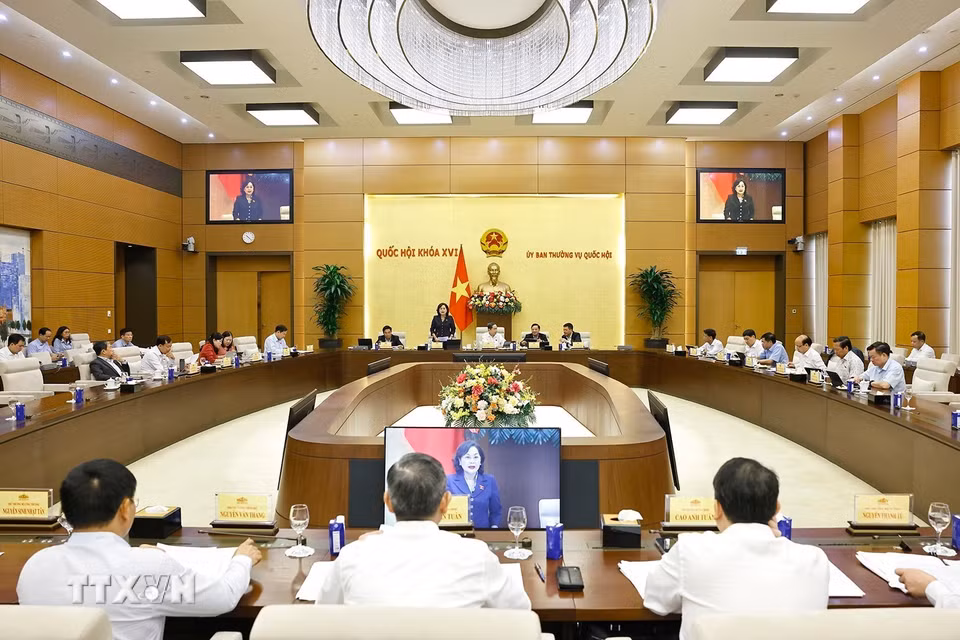 Quang cảnh phiên họp. (Ảnh: Doãn Tấn/TTXVN)