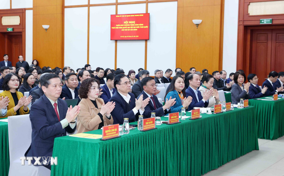 Đại biểu tham dự hội nghị. (Ảnh: Phương Hoa/TTXVN)