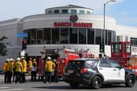 Hiện trường vụ việc. (Ảnh: AP)