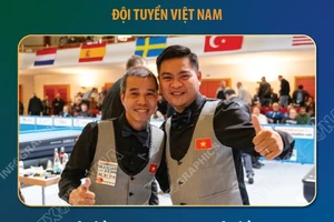 Việt Nam giành chức vô địch billiard carom 3 băng đồng đội thế giới 2026