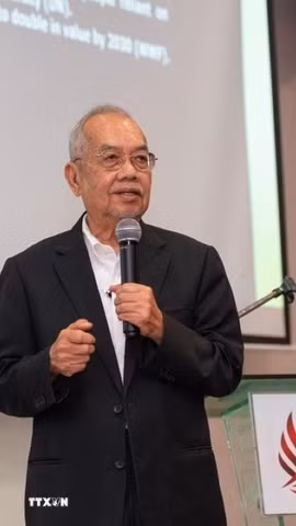 Giáo sư Ahmad Ibrahim tại một sự kiện. (Ảnh: TTXVN phát)