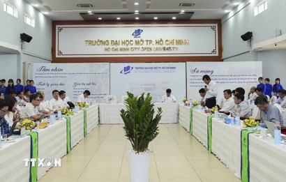 Quang cảnh hội thảo. (Ảnh: Thu Hoài/TTXVN)