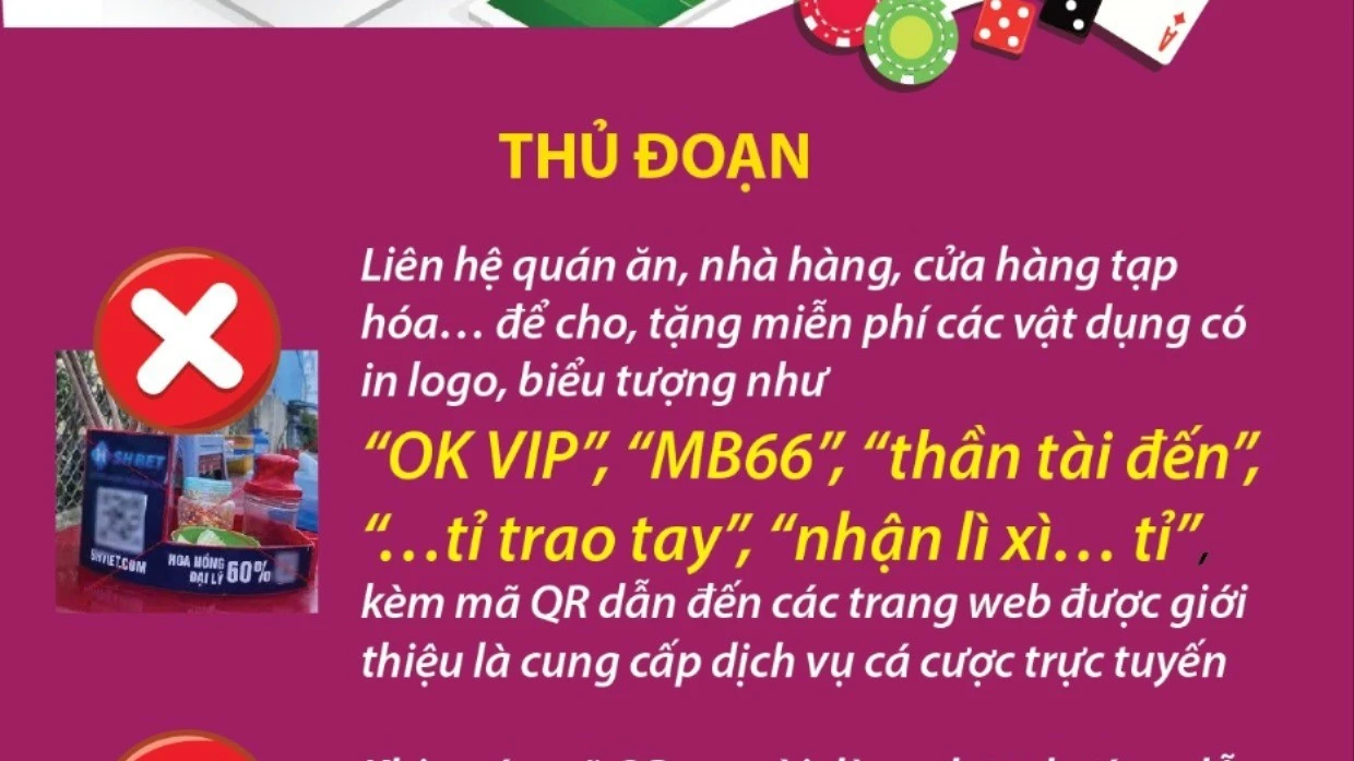 Cảnh báo chiêu thức quảng cáo trá hình dụ dỗ người chơi cá cược trực tuyến