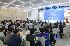 Cuộc thi thu hút sự tham gia của hơn 300 sinh viên trên cả nước. (Ảnh: PV/Vietnam+)