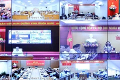 Hội nghị kết nối với 34 tỉnh, thành và hơn 3.000 xã. (Ảnh: Bộ GD-ĐT)