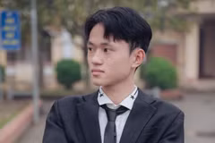 Em Trần Hữu Thịnh, lớp 12A1, Trường Trung học phổ thông Hưng Nhân. (Ảnh: NTCC)