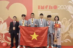 Cả 4 học sinh Việt Nam dự thi Kỳ thi Olympic Hóa học Quốc tế Mendeleev (IMChO) lần thứ 60 đều đoạt huy chương. (Ảnh: Vietnam+)