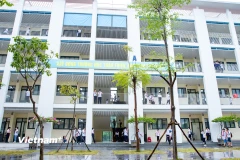 Trường Trung học cơ sở Linh Đàm, phường Hoàng Liệt, Hà Nội. (Ảnh: Hoài Nam/Vietnam+)