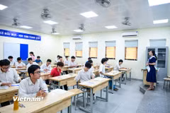 Thí sinh dự thi Tốt nghiệp Trung học phổ thông. (Ảnh: PV/Vietnam+)