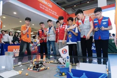 Các học sinh tranh tài tại cuộc thi. (Ảnh: BTC)