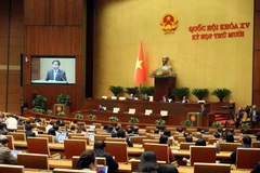 Quốc hội làm việc sáng nay, 1/12. (Ảnh: Doãn Tấn/TTXVN)