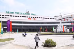 Bệnh viện Bạch Mai cơ sở 2. (Ảnh: PV/Vietnam+)