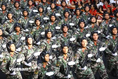 Cận cảnh các khối diễu binh nam tại Lễ kỷ niệm 80 năm "ngày hội non sông" 
