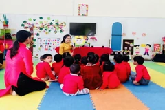 Với phương pháp dạy học sáng tạo, cô Tâm đã giúp học sinh phát triển ngôn ngữ tiếng Việt và nhiều kỹ năng. (Ảnh: NVCC)