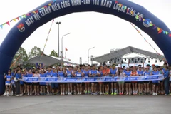 Ngày hội thu hút sự tham gia của đông đảo công nhân. (Ảnh: PV/Vietnam+)