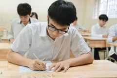 Thí sinh dự thi Tốt nghiệp Trung học phổ thông. (Ảnh: TTXVN).