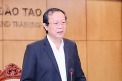 Thứ trưởng Thường trực Phạm Ngọc Thưởng phát biểu tại hội nghị. (Ảnh: PV/Vietnam+)