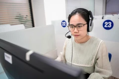 Thí sinh dự thi chứng chỉ ngoại ngữ. (Ảnh: IIG)