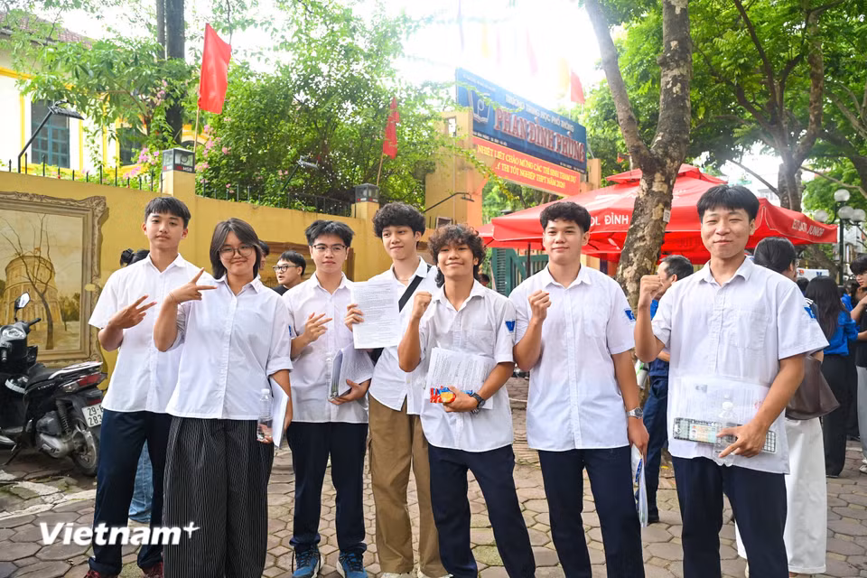 Kết quả kỳ thi tốt nghiệp Trung học phổ thông năm 2026 sẽ chính thức được công bố vào lúc 8 giờ ngày 01/07/2026. (Ảnh: Minh Sơn/Vietnam+)