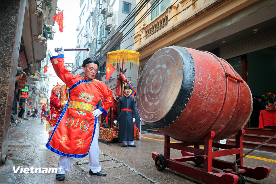 Năm 2020, sự kiện này đã vinh dự được công nhận là Di sản Văn hóa Phi Vật thể Quốc gia. (Ảnh: Hoài Nam/Vietnam+)