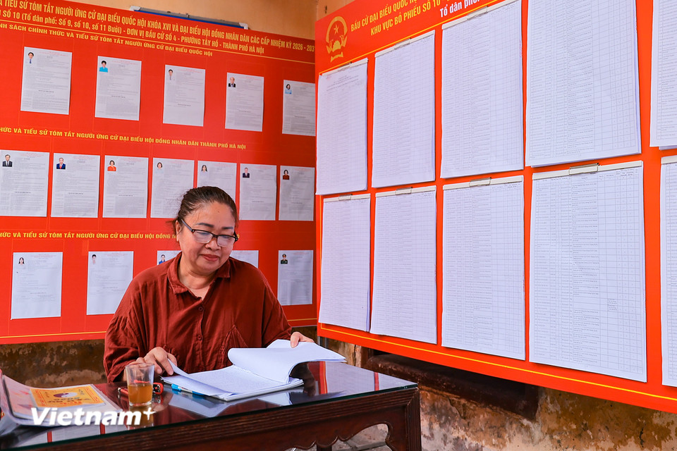 Các địa phương đã rà soát danh sách cử tri bảo đảm không trùng, thừa, không sót cử tri. (Ảnh: Hoài Nam/Vietnam+)