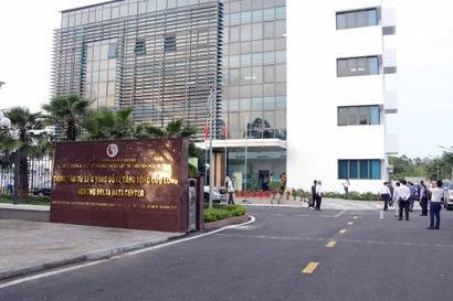 Quang cảnh Trung tâm Dữ liệu vùng Đồng bằng Sông Cửu Long tại thành phố Cần Thơ. (Ảnh: Trung Kiên/TTXVN)